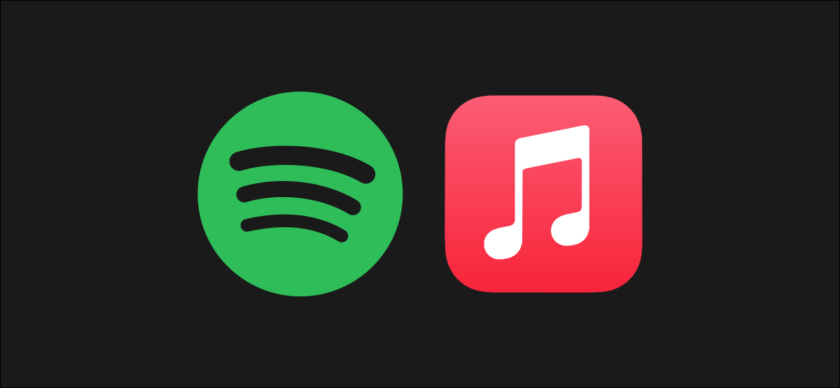 spotify and apple music logos