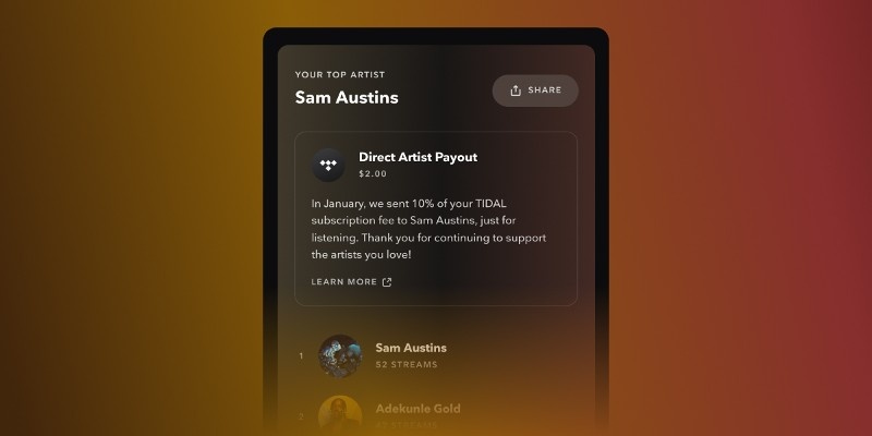 How Much Does TIDAL Pay Per Stream in 2022 - Direct artist payouts