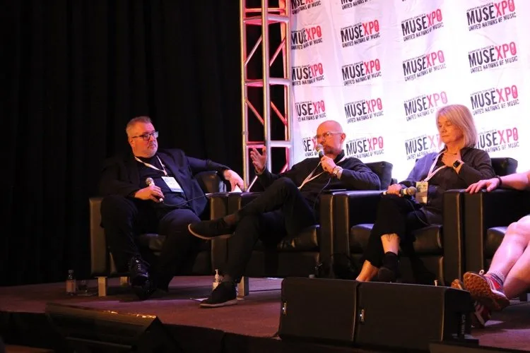 Disney Music chief Mio Vukovic speaks at Musexpo in Burbank, CA on March 21st.